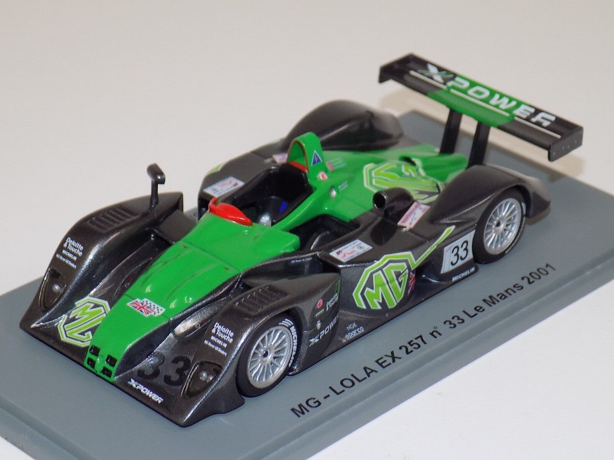 "Pre owned" Spark 1:43 MG - Lola EX 257 #33 Le Mans 2001