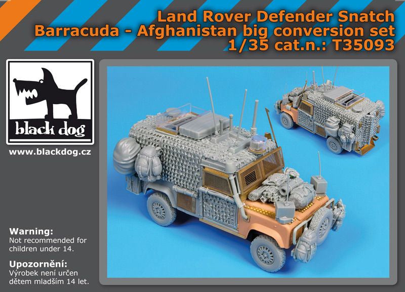 Black Dog 1:35 Land Rover Defender Afghanistan Conversion Resin Set