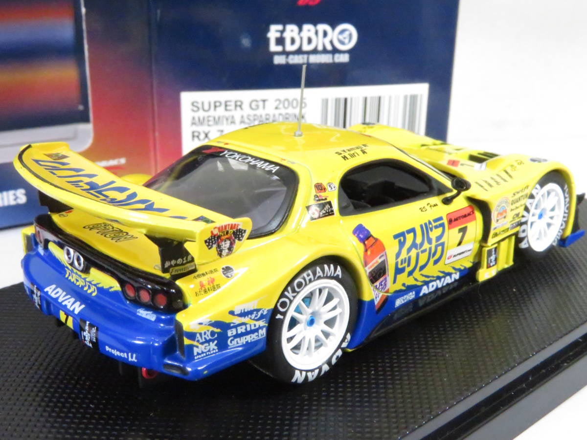 Ebbro 1:43 Amemiya Aspara Drink RX-7 Super GT 2005 #7