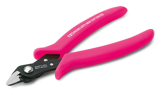 TAMIYA MODELER'S SIDE CUTTERS BASIC(FLURO PINK)