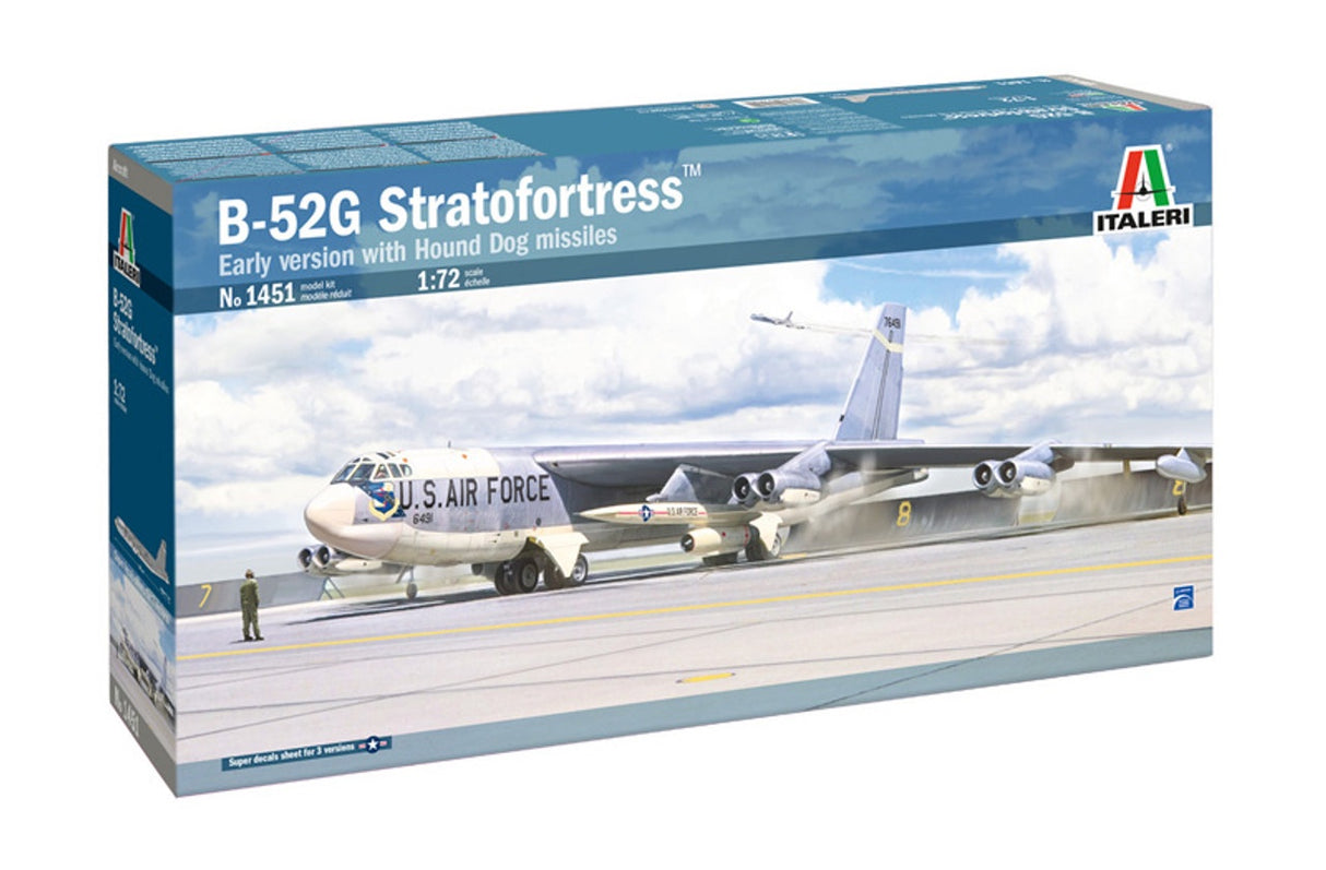 Italeri 1:72 B-52G Stratofortress W/Hound Dog Missiles