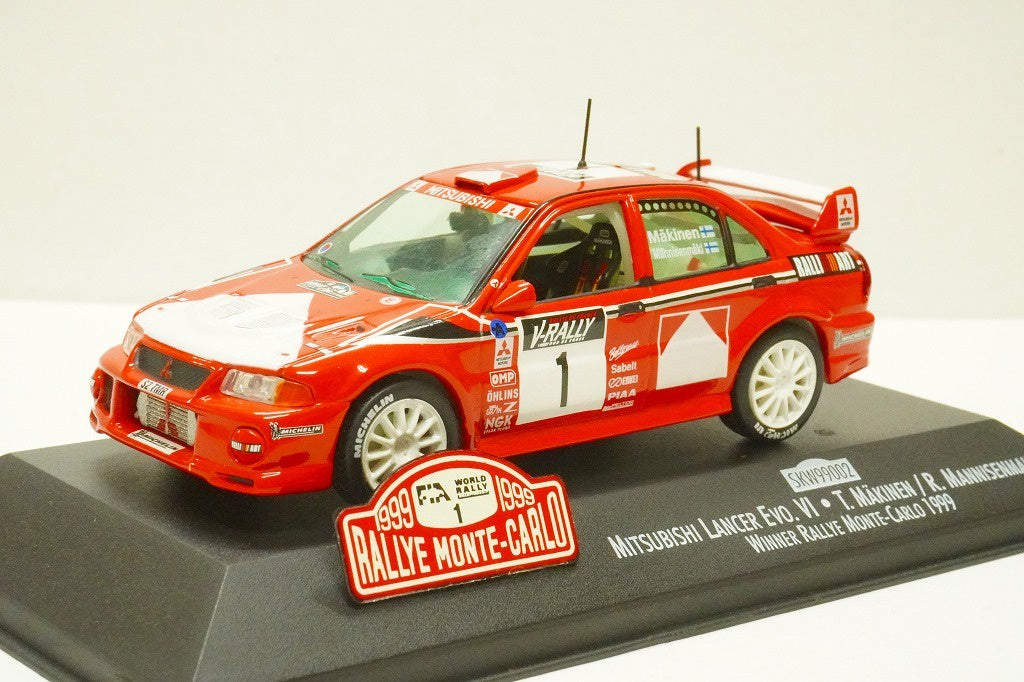 Skid 1:43 Mitsubishi Lancer EVO VI Winner  Monte Carlo 1999