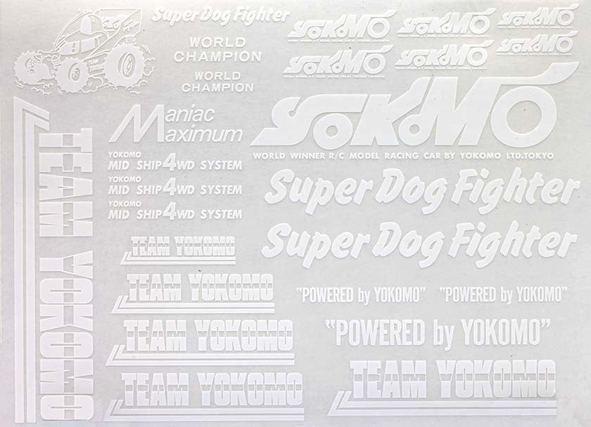 Super Dog Fighter Decal (White) for YZ-870C
