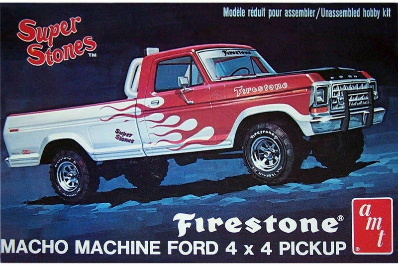 AMT 1:25 '78 Ford 4X4 Pickup Firestone