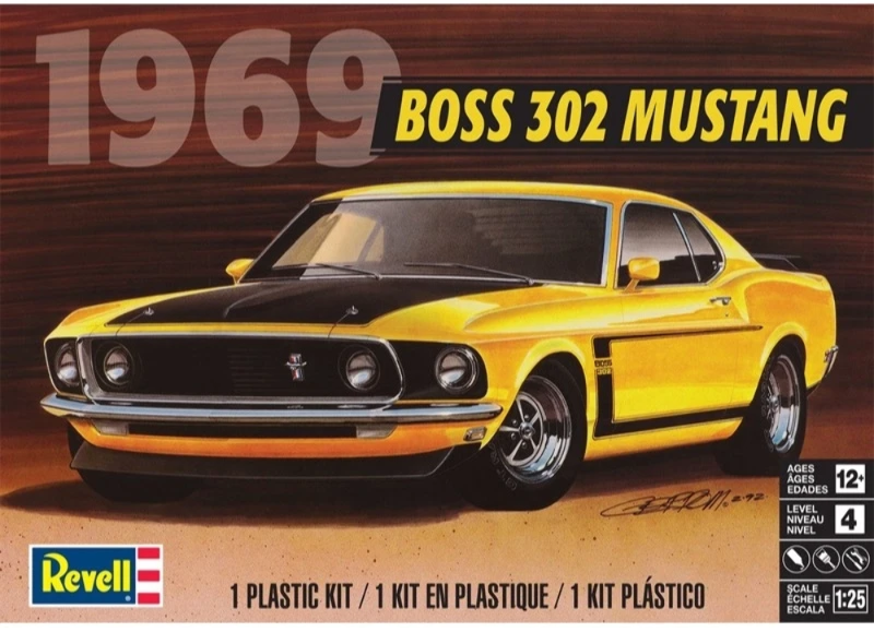 Revell 1:25 1969 Boss 302 Mustang