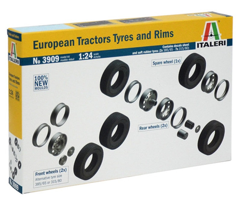 Italeri 1:24 European Truck Tyres & Rims