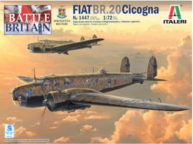 Italeri 1:72 FIAT BR.20 Cicogna Battle of Britain