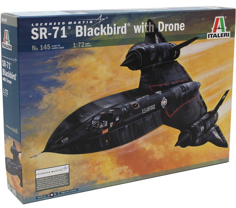 Italeri 1:72 Lockheed SR-71 Blackbird w/Drone