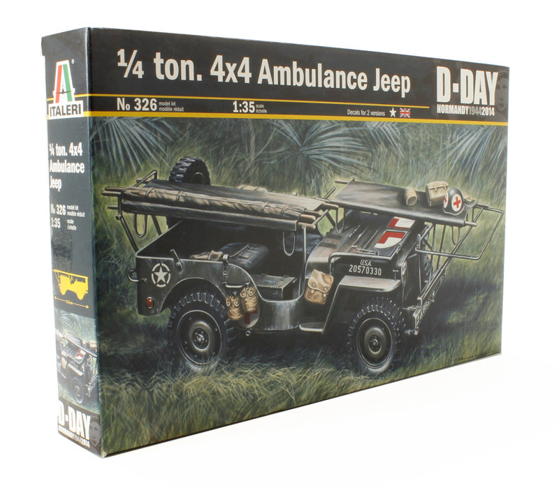 Italeri 1:35 1/4 ton. 4x4 Ambulance Jeep