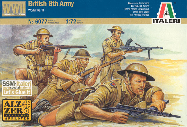 Italeri 1:72 WWII British 8th Army