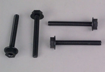 Dubro Nylon Wing Bolts 1/4x2in 4pce