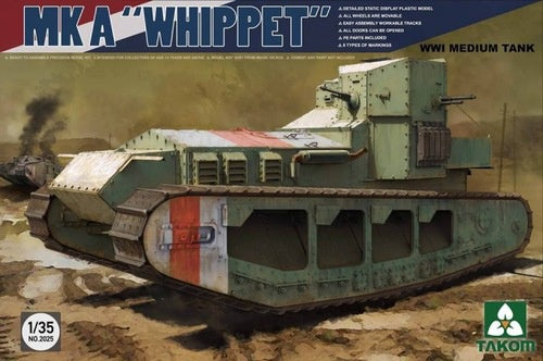 Takom 1:35 Whippet MK A Med Tank