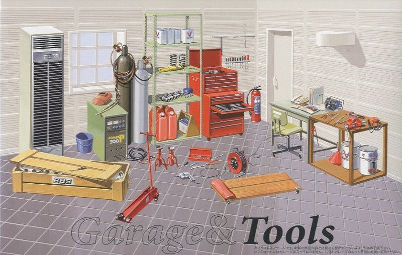 Fujimi 1:24 Garage & Tools Set