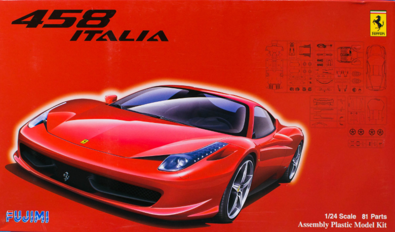 Fujimi 1:24 Ferrari 458 Italia