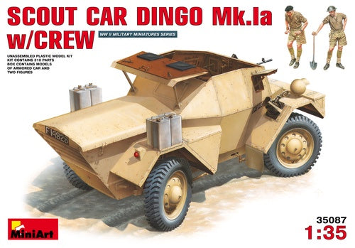 Miniart 1:35 British Scout Car Dingo Mk.Ia w/Crew (LW)