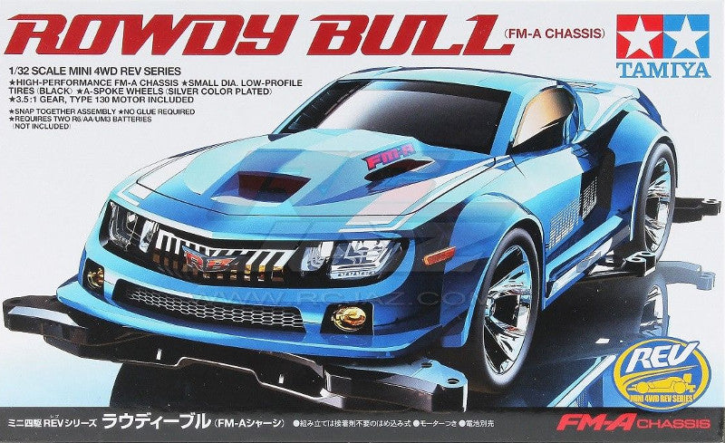 Tamiya 1:32 Mini Rowdy Bull 4WD Rev Ser