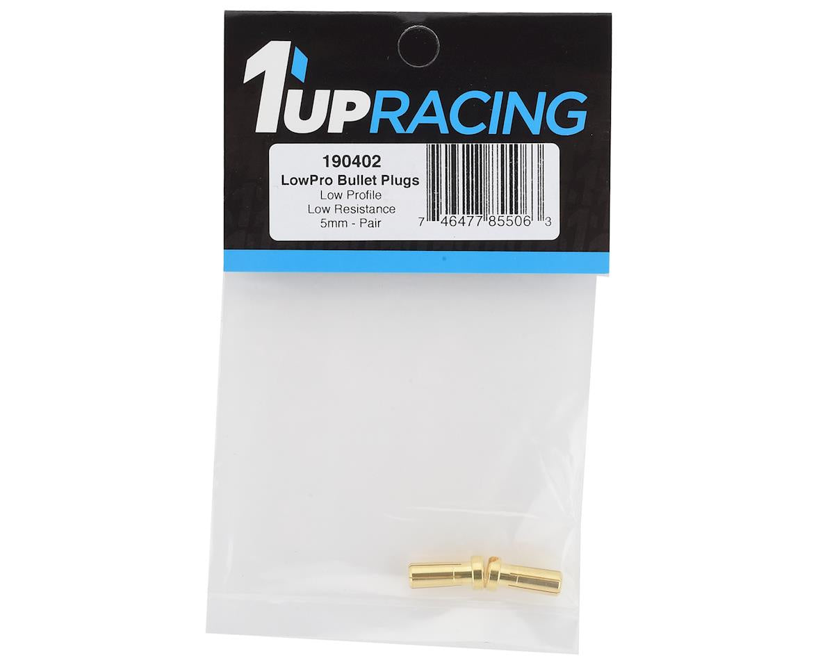 1UP Racing 5mm LowPro Bullet Plugs (2)