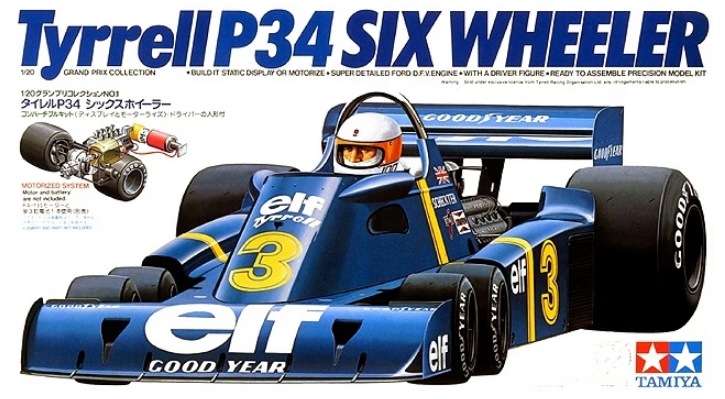Tamiya 1:20 Tyrrell P34 Six Wheeler