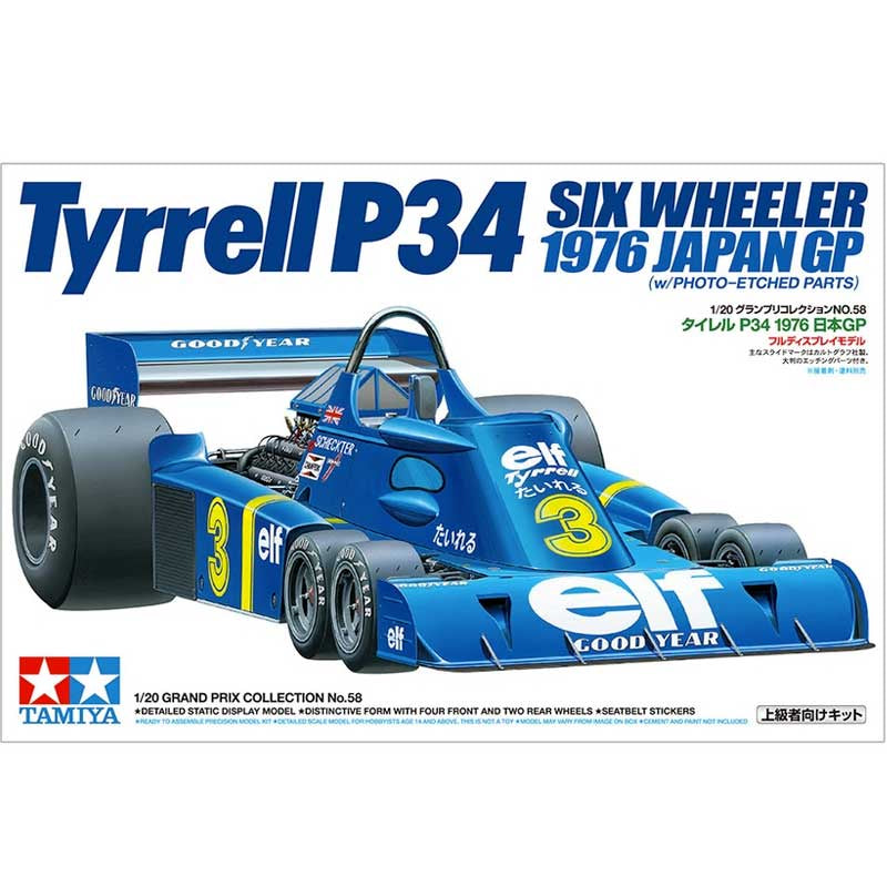Tamiya 1:20 Tyrrell P34 1976 Japan GP