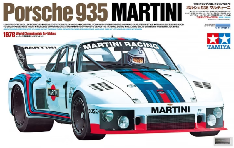 Tamiya 1:20 Porsche 935 Martini