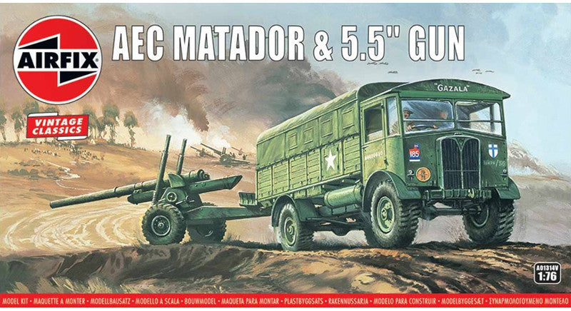 Airfix 1:76 AEC Matador & 5.5 Gun