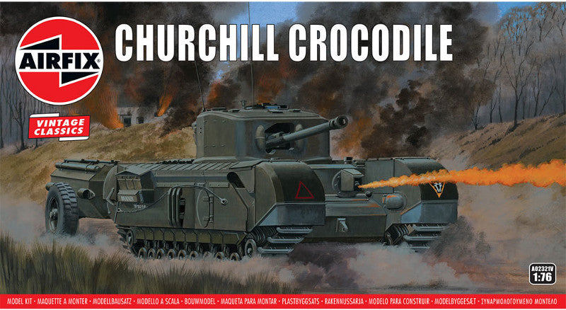 Airfix 1:76 Churchill Crocodile Vintage Classic