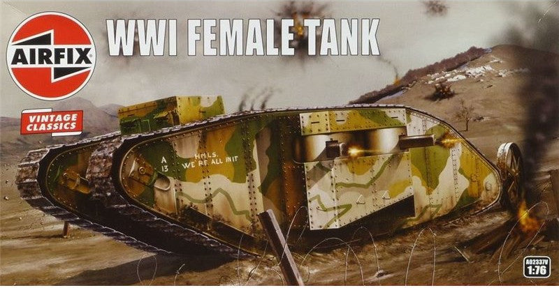 Airfix 1:76 Female Tank Vintage Classic