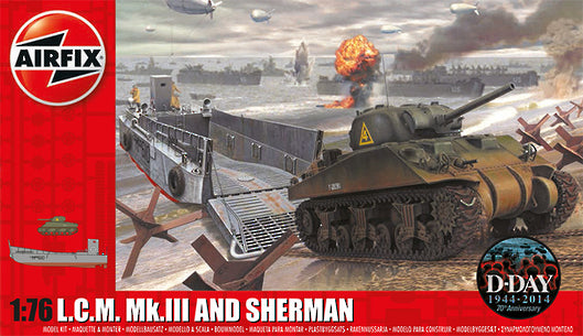 Airfix 1:76 LCM Mk.3 And Sherman