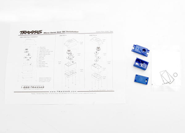 Traxxas 2063 - Servo case/gaskets (for 2