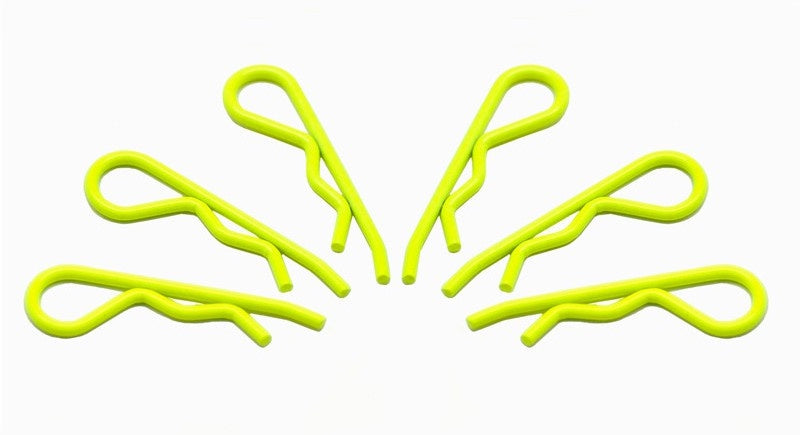 Arrowmax Body Clip 1/8 Fluorescent Yellow (6)