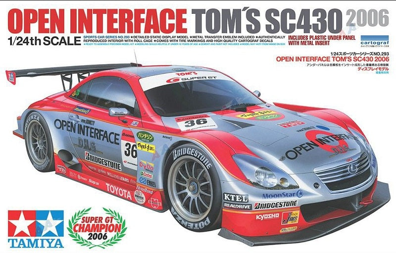 Tamiya 1:24 Open Interface Tom's SC430