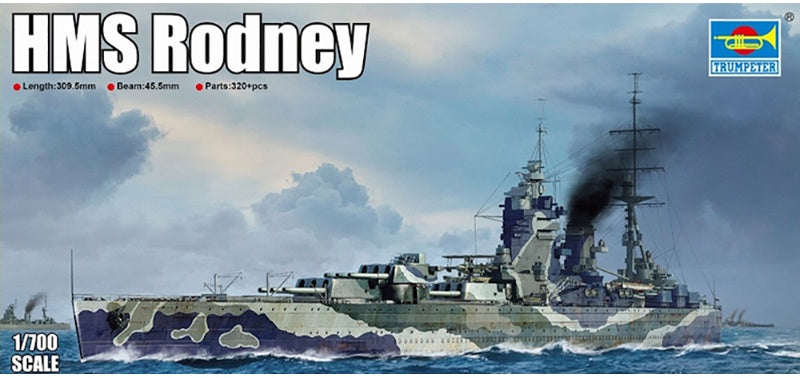 Trumpeter 1:700 HMS Rodney