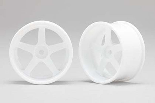 Racing Performer 5 Spoke Drift Wheel 8mm Offset White