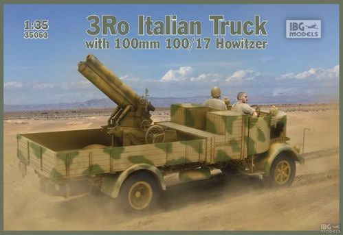 IBG 1:35 3Ro Italian Truck w/ 100mm 100/17 Howitzer