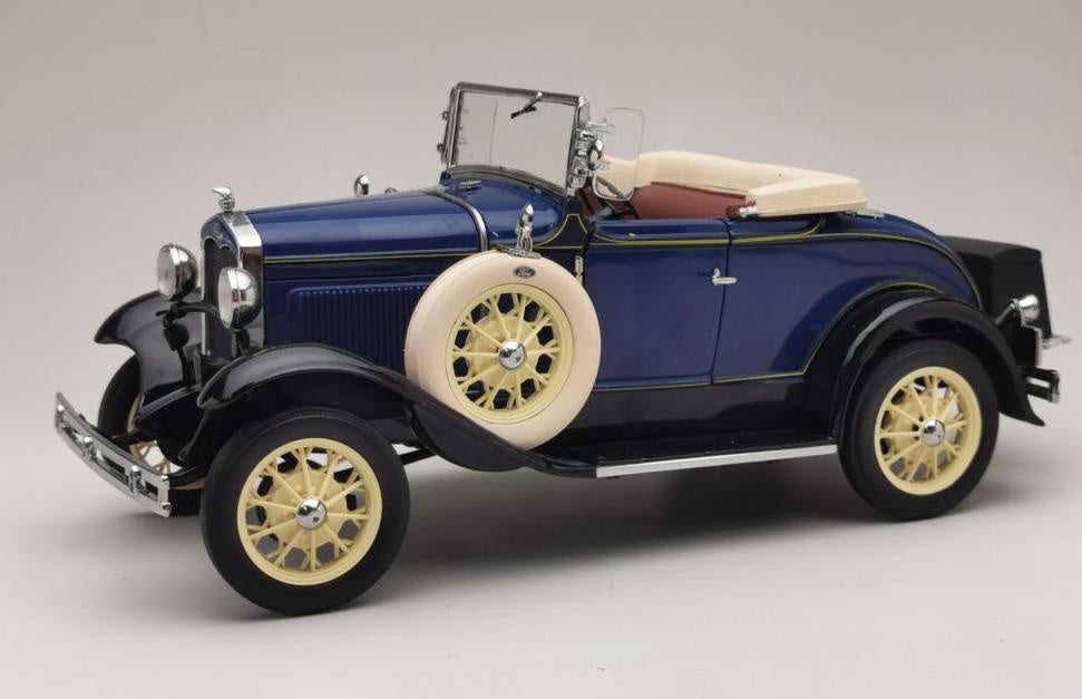 SS 1:18 1931 Ford Model A Roadster Riviera Blue