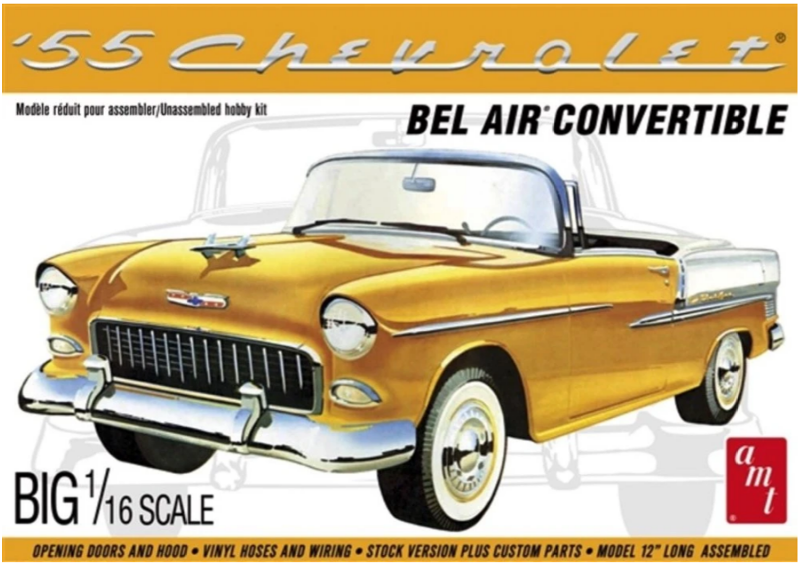 AMT 1:16 1955 Chevrolet Bel Air Convertible