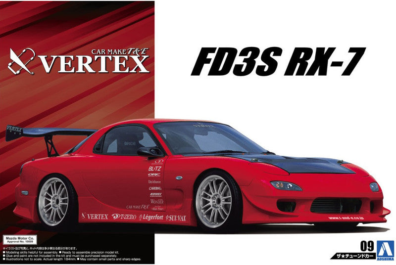 Aoshima 1:24 Mazda RX-7 FD3S Vertex