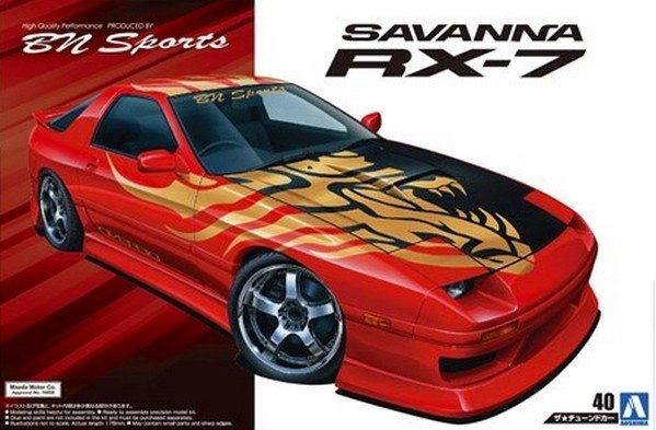 Aoshima 1:24 BN Sports RX-7 Savana FC3S