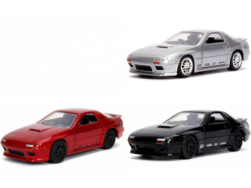 Jada 1:32 '85 Mazda RX-7 Astd Colours