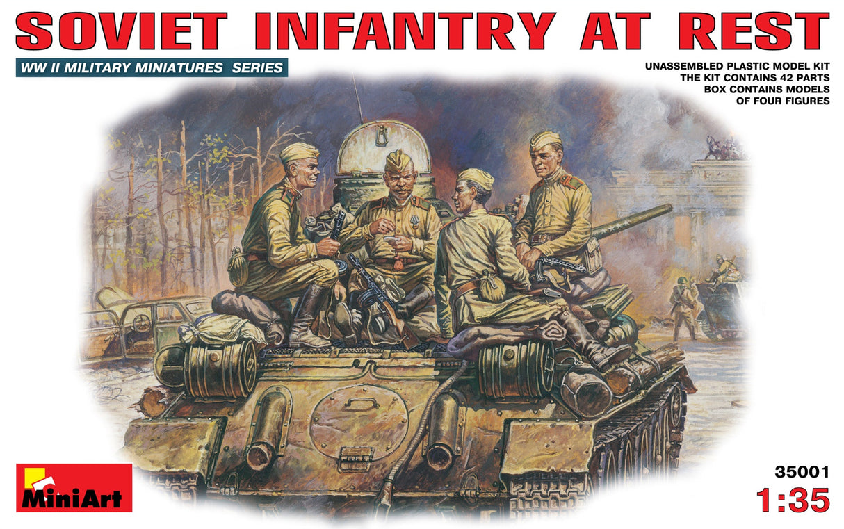 Miniart 1:35 Soviet Infantry At Rest