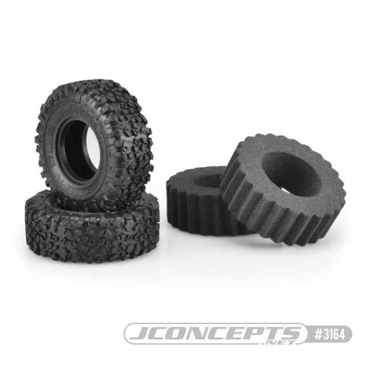 JConcepts Landmines 1.9 Crawler Tyre (2) Green Compound