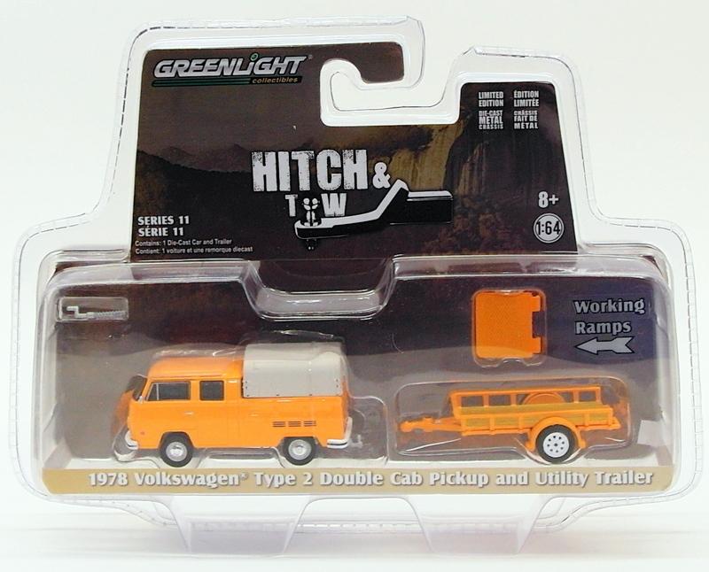 GL 1:64 VW T2 Double Cab w/ trailer