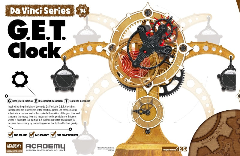 Academy Educational Da Vinci Series G.E.T. Clock