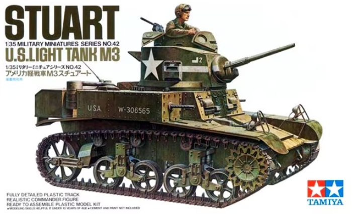 Tamiya 1:35 Stuart M3 Light Tank