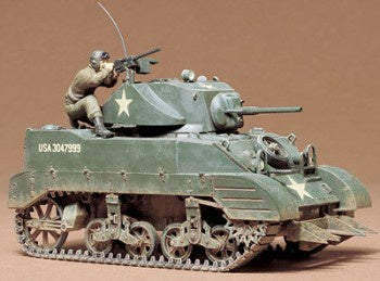 *Aged* Tamiya 1:35 M5A1 U.S. Light Tank