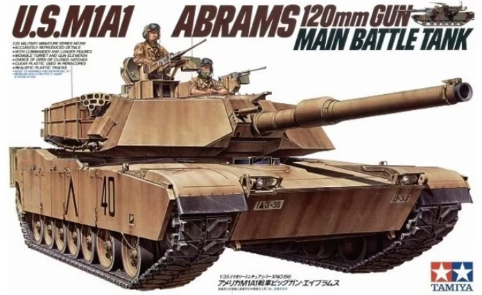 Tamiya 1:35 M1A1 Abrams MBT