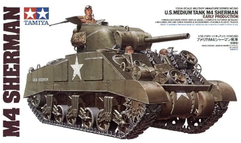 Tamiya 1:35 US M4 Sherman Early