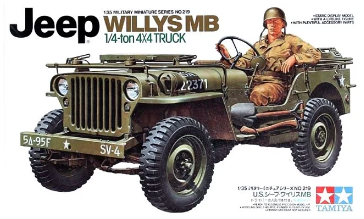 Tamiya 1:35 Willys Jeep MB