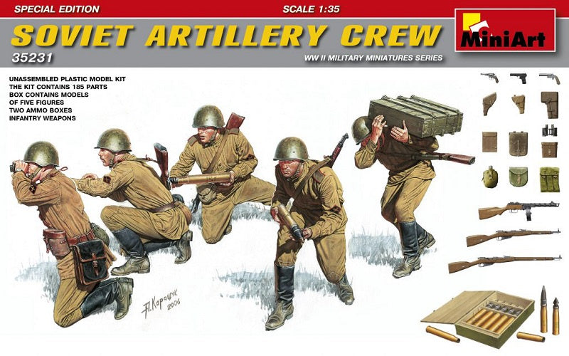 Miniart 1:35 Soviet Artillery Crew