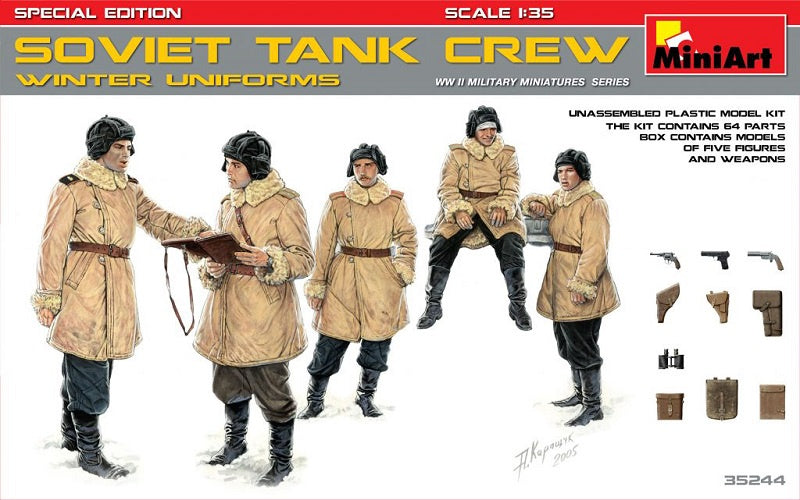 Miniart 1:35 Soviet Tank Crew Winter Uniforms